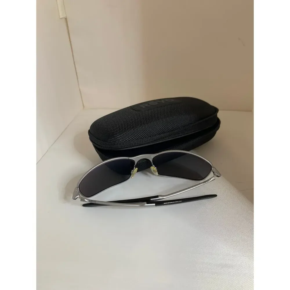 Revo Men's Descend Sunglasses with Dark Polarized Lens and Hard Case